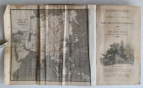 1830 SCENES in ASIA AMERICAN ED. antique illustrated ARMENIA CHINA JAPAN SIBERIA