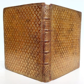 1661 AMAZING BINDING MORAL & POLITICAL MAXIMS by J.P. de la Serre FRENCH antique