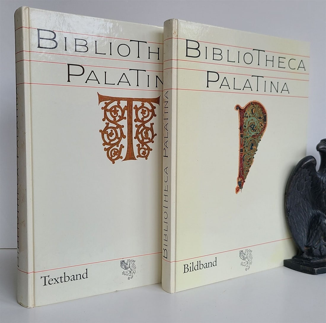 1986 BIBLIOTHECA PALATINA 2 VOLUMES ILLUSTRATED CATALOG on 16th C.ENTURY BOOKS (1 of 10)