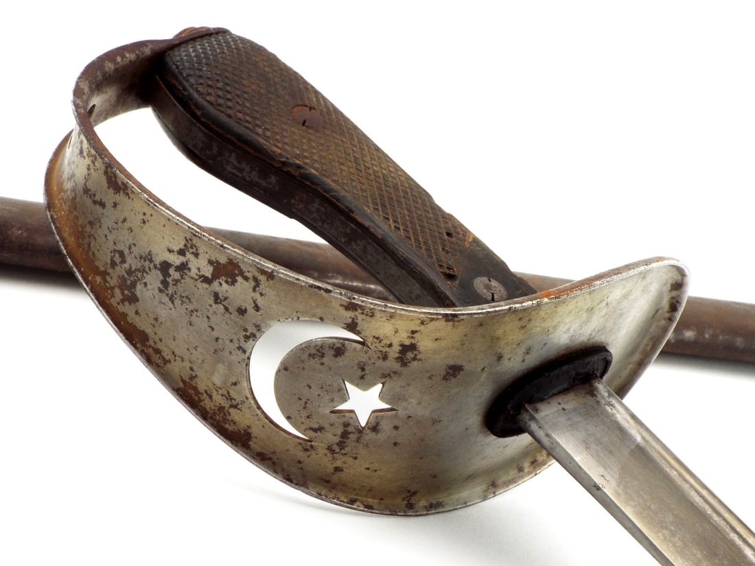 Extremely RARE Turkish WWI German made Cavalry Officers Sword. (1 of 14)