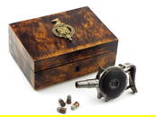 Exceptional French Cased Minneapolis Firearms Protector Palm Pistol