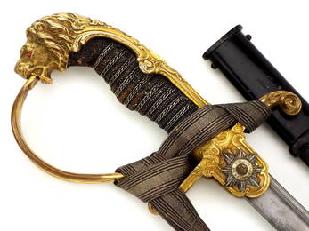 Damascus Sword of General Knights Cross with Oakleaves winner Walther von Seydlitz-Kurzbach