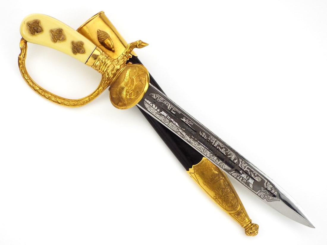 Mint German WWII Senior Forestry Officers Cutlass Sword By EICKHORN SOLINGEN (1 of 20)