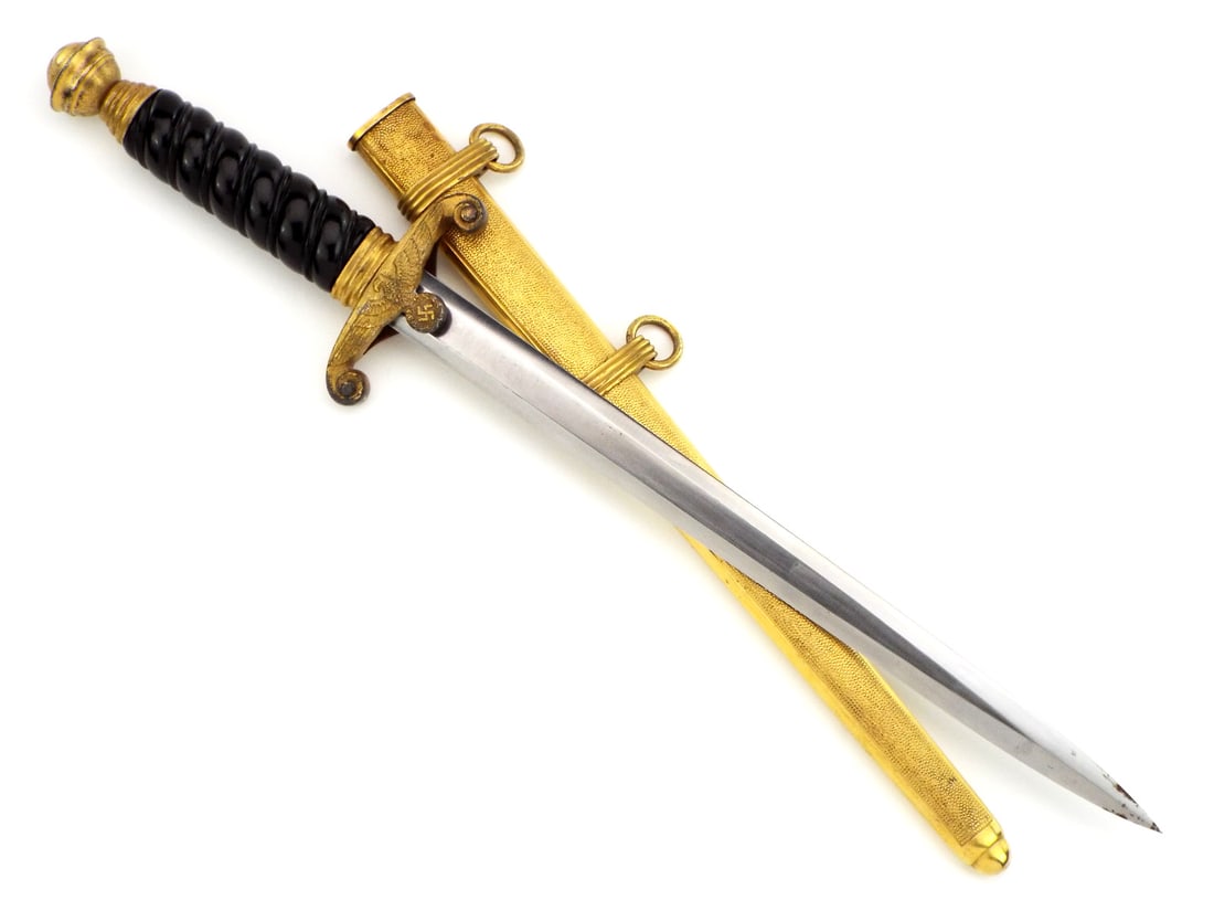 Super RARE German WWII Railway Water Protection Police Dagger by EICKHORN SOLINGEN (1 of 18)