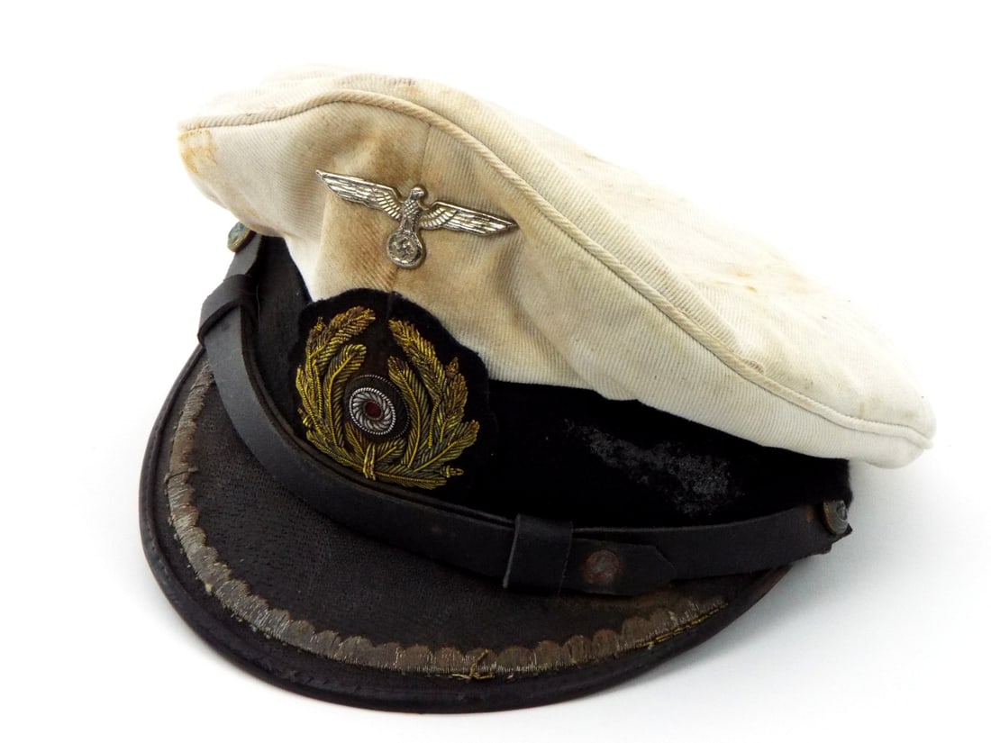 German POST WWII  U-Boat Submarine Captains Visor Cap (1 of 6)