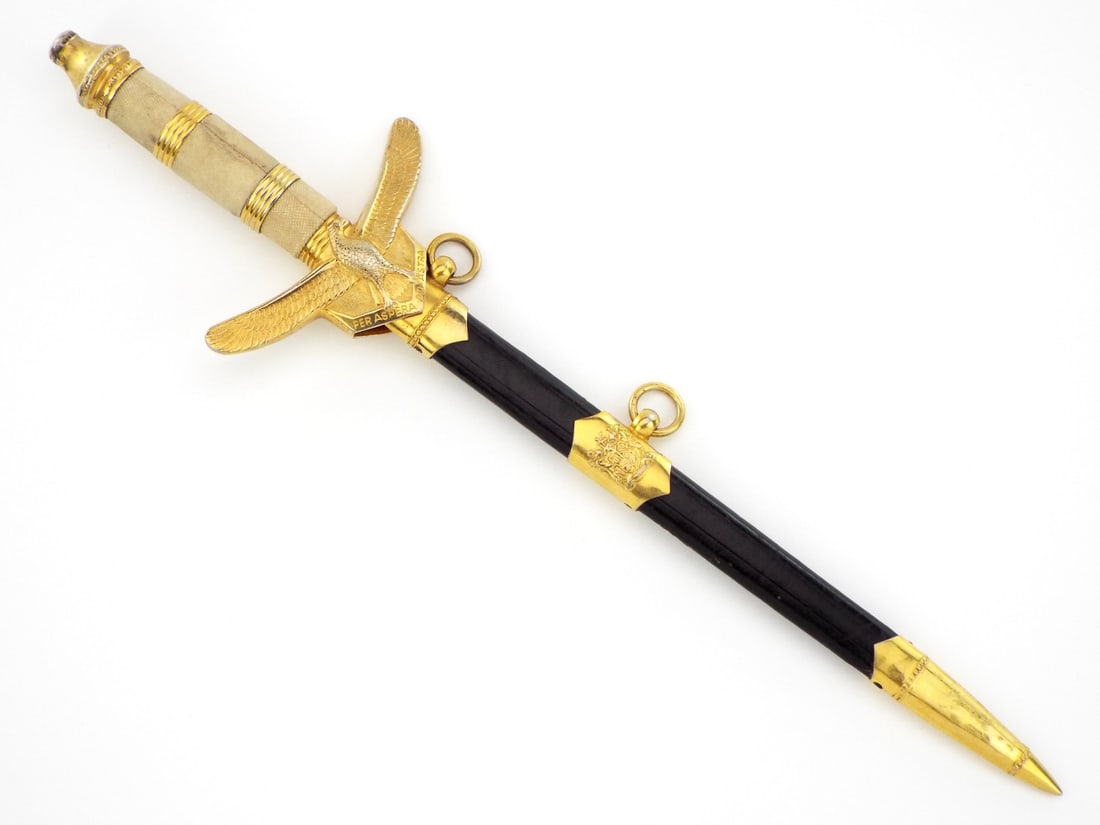 Scarce South African Air Force Officers Dagger German Made by WKC (1 of 17)