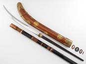 Superb Japanese EDO Signed Tokugawa Bakufu Mounted Shobu-zukuri Naginata