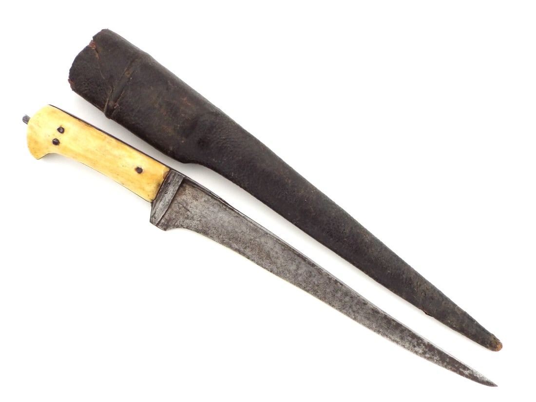 Antique Afghan Khyber Fighting Knife Dagger Fine Handle. (1 of 12)