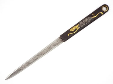 Japanese Edo Period Silver and Gold Overlay Umabari