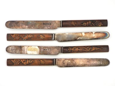 Japanese Kozuka Handled Table Knives