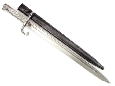 German Made Argentine Mauser Model 1891 Bayonet with Aluminum Grips