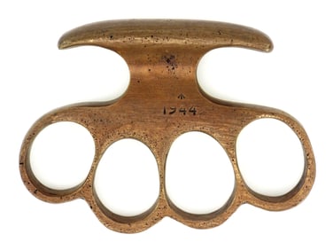 An official British military grade brass knuckles issued for SOE
