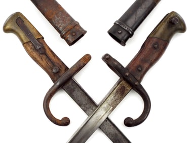 2 French WWI Bayounets