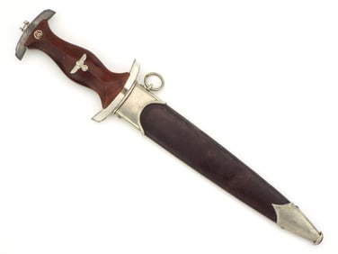 Early German WWII SA Dagger by Very RARE Maker HELLER SOLINGEN