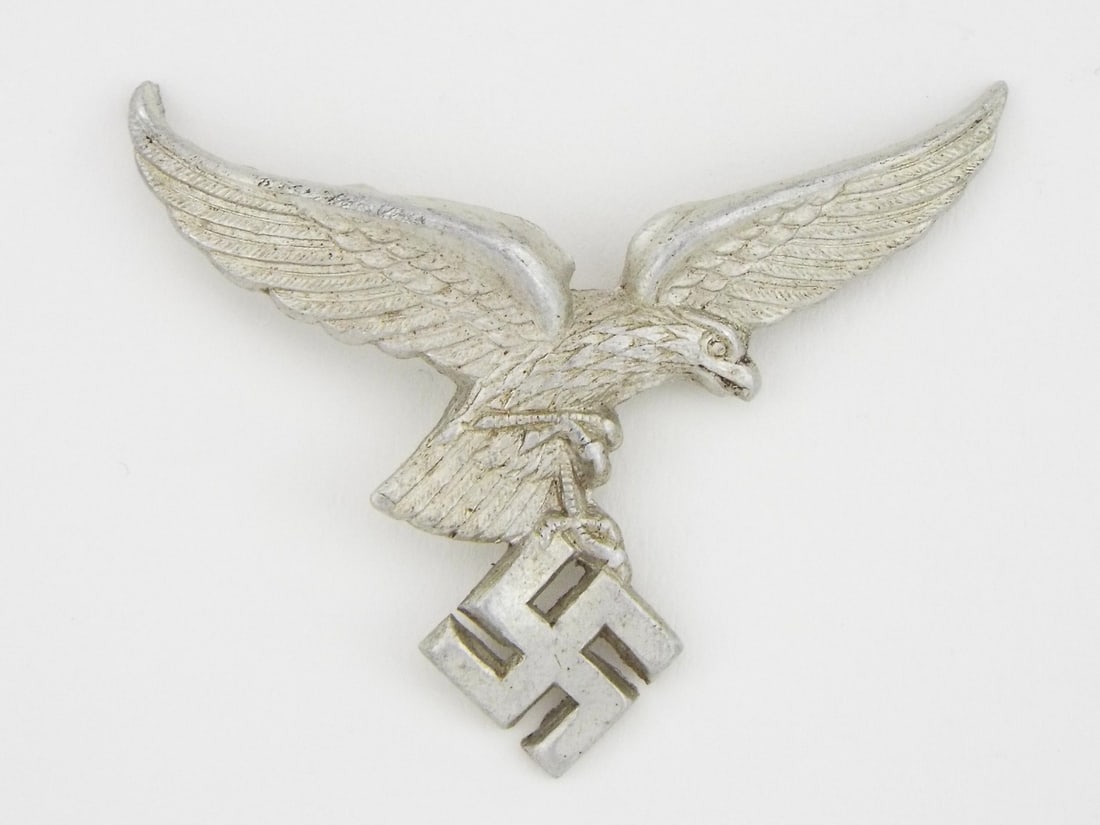 German WWII Luftwaffe Variant Visor Cap Eagle (1 of 8)