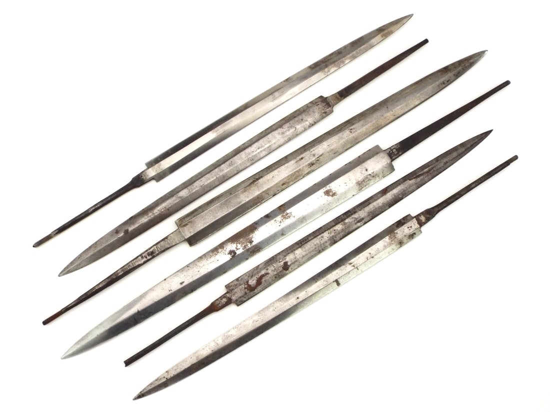 6 German WWII Blades for Daggers: 6 German WWII Blades for Daggers.