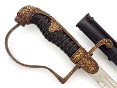 German WWII Officers Panter Deluxe Sword by HOLLER SOLINGEN