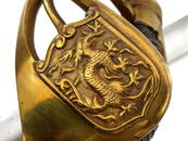 Extremely RARE German made Chinese WWI Infantry Officer's M98 Dragon Sword by HORSTER SOLINGEN