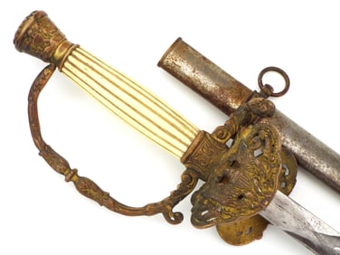 Fancy American M-1860 US Field & Staff Officer's Sword