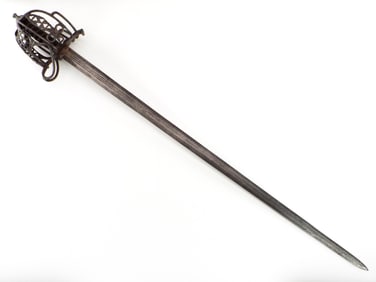 Ex Bonhams Napolianic Wars era English Infantry Officer's Broadsword For Highland Regiments