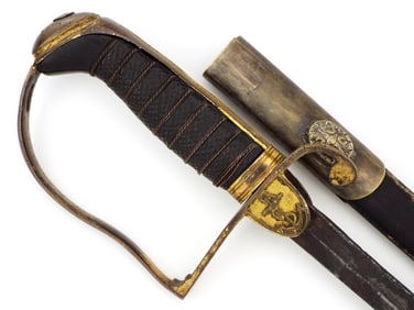 British Georgian Royal Navy Warrant Officer Sword
