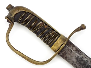 Ex Bonhams American Revolutian German infantry Officers Hanger Sword