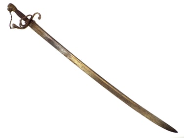 AN ELEGANT AND RARE SWISS OFFICERS SWORD/SABER CIRCA 1650 IN SUPERB CONDITION: