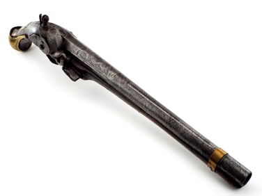 Very Good Napolianic French Dragoon Officers Flint Lock Pistol