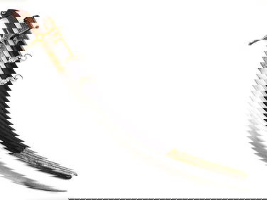 Very Fine 18th-19th C. Islamic Ottoman Turkish SHAMSHIR Sword, Gold Inlaid Damascus Blade. (1 of 20)