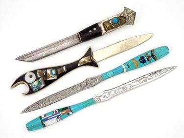 Lot of 4 Vey good Letter Openers