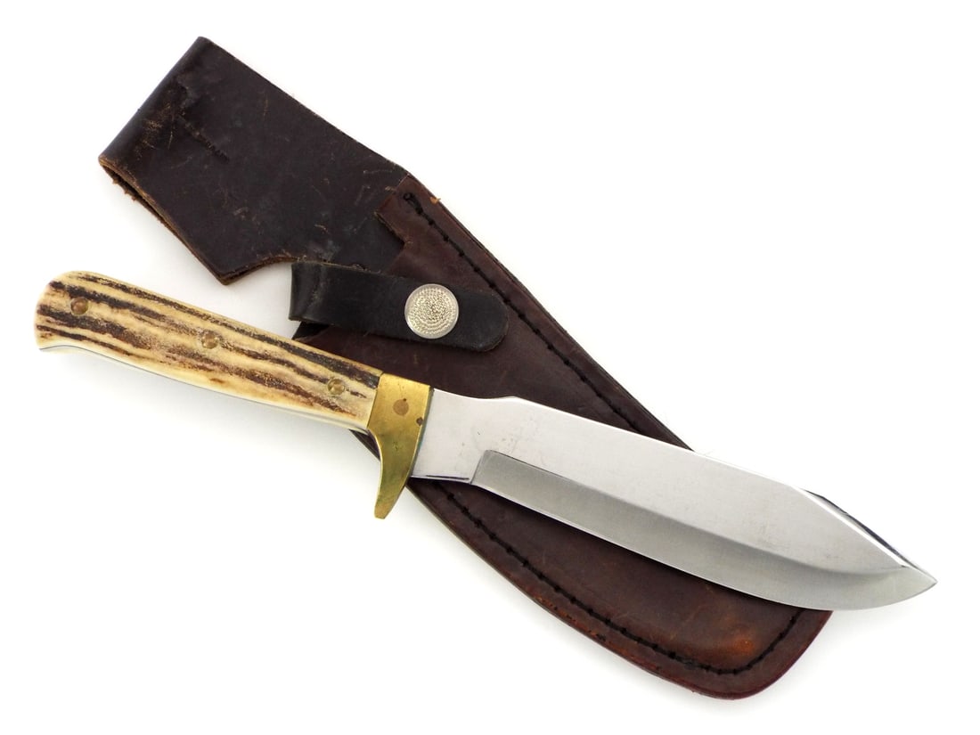 Nice Vintage Fighting Bowie Knife ROSTFREI SOLINGEN: Nice Vintage Fighting Bowie Knife ROSTFREI SOLINGEN.