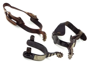 Vintage Cowboy Not Matching Spurs with Leather Strap