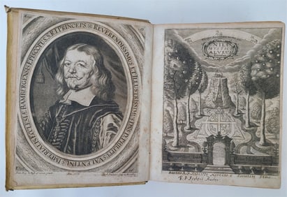 1668 SERMONS by P. KISEL antique Nili mystici ex paradiso voluptatis VELLUM