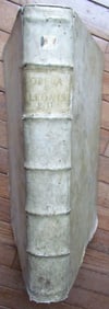 1755 ANTIQUE VELLUM BOUND FOLIO S. LEONIS MAGNI PAPAE PRIMI OPERA OMNIA