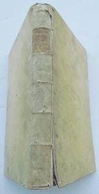 1753 ANTIQUE VELLUM BOUND FOLIO S. LEONIS MAGNI PAPAE PRIMI OPERA OMNIA