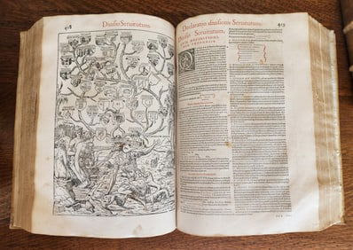 1557 LAW BOOK PART of Corpus Juris Civilis DIGESTA antique MASSIVE FOLIO vellum