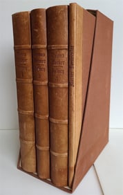 SABELLICUS HISTORY OF THE WORLD MANUSCRIPT ILLUSTRATED FACSIMILE EDITION 4 vols