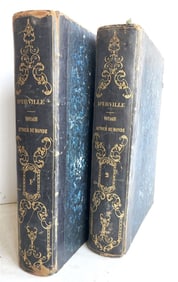 1839 VOYAGE PITTORESQUE AUTOUR du MONDE 2 VOLUMES antique ILLUSTRATED