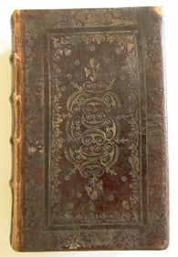 1769 PUBLII OVIDII NASONIS ELEGUAE TRISTIUM JESUIT antique DECORATIVE BINDING