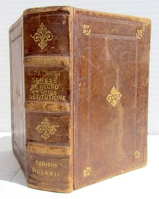 1567 De Regno et Regis Institvtione antique by Franciscus Patricius PHILPSOPHY