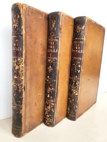 1842 TWO ADMIRALS TALE OF THE SEA by FENIMORE COOPER antique 1st ENGLISH EDITION