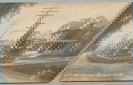GREENCASTLE PA NEW ADDITION ANTIQUE REAL PHOTO POSTCARD RPPC