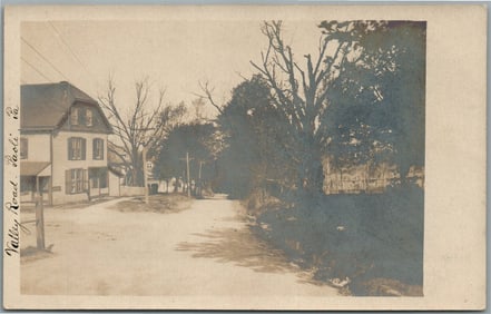 PAOLI PA VALLEY ROAD ANTIQUE REAL PHOTO POSTCARD RPPC