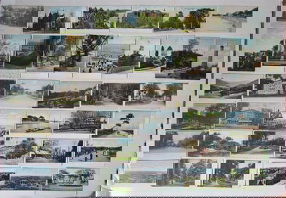MASSACHUSETTS lot of 40 MA ANTIQUE POSTCARDS