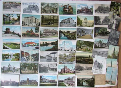 PENNSYLVANIA lot of 48 PA ANTIQUE POSTCARDS