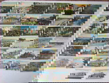 NEW JERSEY lot of 38 NY ANTIQUE POSTCARDS