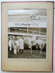 1961 KENTUCKY DERBY ? HORSE RACING LARGE VINTAGE PHOTO BLACK AMERICANA