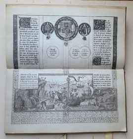 CHRONICLE of CRUSADER KINGDOM of JERUSALEM vintage LARGE FOLIO FACSIMILE vellum