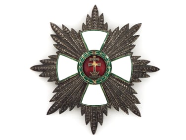 Hungarian Order Of Merit 1930'S Grand Cross
