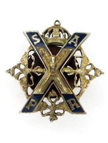 Imperial Russia Badge of the Life Guards Preobrazhensky Regiment 1909